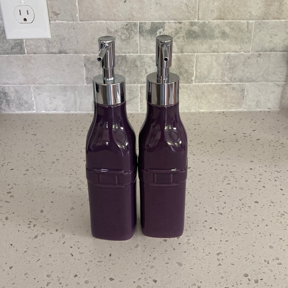 Longaberger Eggplant Pump Dispensers